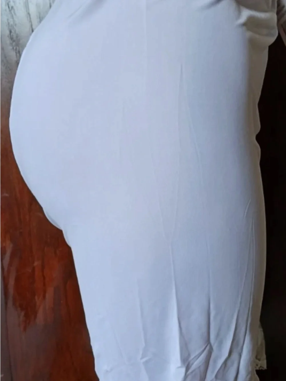 Classic White Women's Full Slip Panty - 3XL